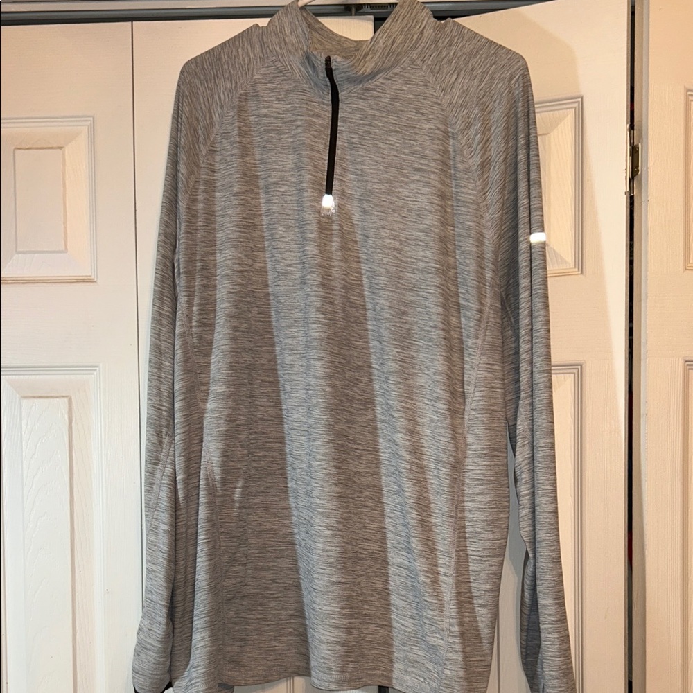 Old Navy Heather Gray Quarter Zip pullover